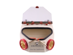 Lumière LED sabléur dentaire Deux stylo équipement de laboratoire dentaire machine de sablage dentaire