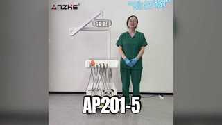 Station de traitement dentaire vétérinaire mobile version Panda AP201-5 avec 8 lumières |-Présentation du produit