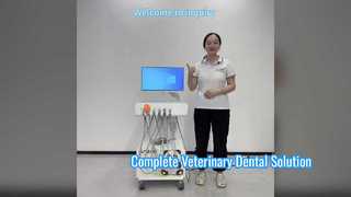 Chariot dentaire vétérinaire tout-en-un | Présentation de la configuration du produit