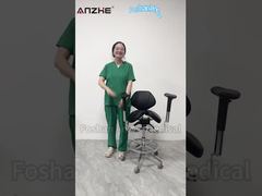 Guide d'utilisation du tabouret ergonomique à selle divisée AZ-ST08 | Fauteuil médical réglable pour les soins dentaires et vétérinaires