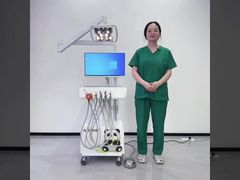 Unité de traitement dentaire tout-en-un avec caméra intra-orale HD, lampe papillon LED, fauteuil dentaire intégré