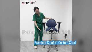 Présentation du tabouret en microfibre personnalisé AZ-ST07