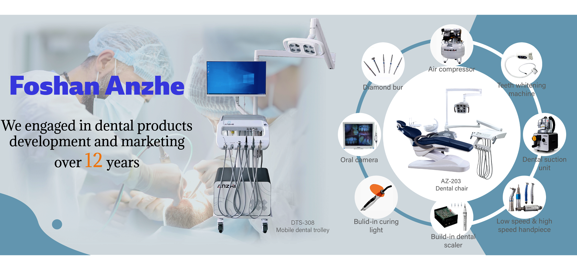 qualité Chariot dentaire mobile usine