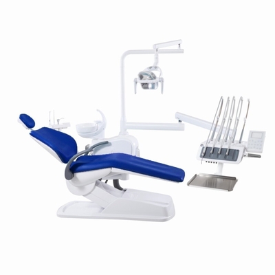 Clinique dentaire Unité dentaire complète avec capteur lumineux LED Chaise dentaire montée en haut