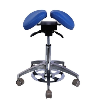Salon de beauté Chaise confortable Green Micro Fibre tabouret de dentiste en forme de selle Chaise dentiste