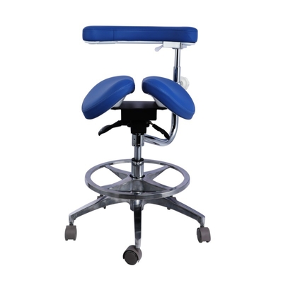 Des chaises d'assistant réglables en dentisterie de luxe en cuir en micro-fibres