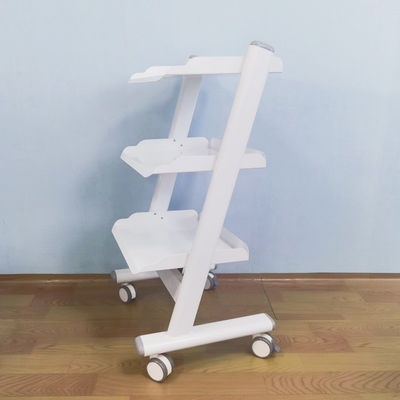 Clinique dentaire 3 couches Trolley dentaire hôpital Chariot à instruments mobiles avec 4 roues universelles