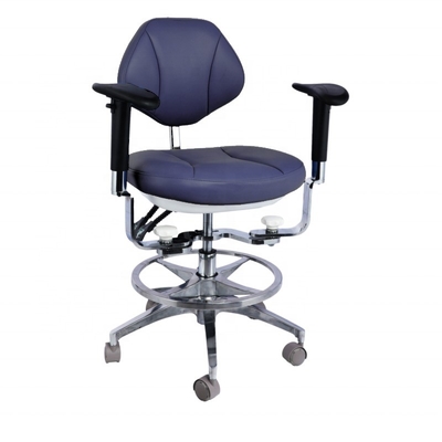 Conception ergonomique Assistant dentaire 5 roues universelles Dentsit Tabouret avec double accoudoir