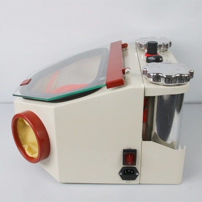 Laboratoire dentaire à double réservoir Sandblaster couronnes de porcelaine Polissage de buse dentaire sablage