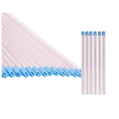 Facile à plier aspiration éjecteur de salive en PVC avec des points d'aspiration dentaires jetables en cuivre