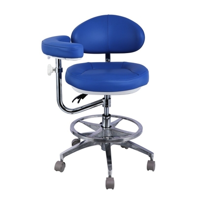 Design de luxe Tabouret de dentiste Chaise de médecin Travail au microscope Tabouret chirurgical avec accoudoir