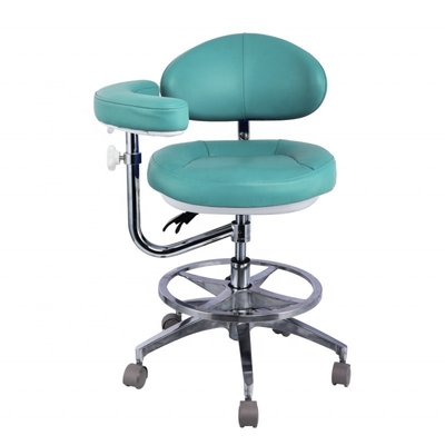 Design de luxe Tabouret de dentiste Chaise de médecin Travail au microscope Tabouret chirurgical avec accoudoir