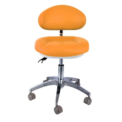 Tabouret de dentiste en cuir en micro-fibres Grand dossier Tabouret de salon Coussin doux Tabouret chirurgical pour dentiste