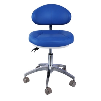 Tabouret de dentiste en cuir en micro-fibres Grand dossier Tabouret de salon Coussin doux Tabouret chirurgical pour dentiste
