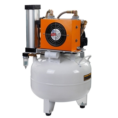 Compresseur d'air sans huile certifié CE Clinique dentaire 32L Compresseur d'air dentaire avec sècheuse