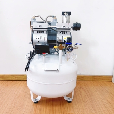 Compresseur d'air sans huile certifié CE Clinique dentaire 32L Compresseur d'air dentaire avec sècheuse
