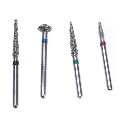 Burs dentaires à diamants pour la préparation des perceuses dentaires
