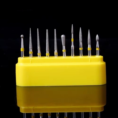 Forage dentaire en acier inoxydable 1.6 mm Forage dentaire en diamant pour pièce à main à grande vitesse