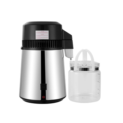 Distillateur d'eau dentaire en acier inoxydable 4L pour les soins médicaux/dentaires/à usage domestique/de laboratoire/de beauté