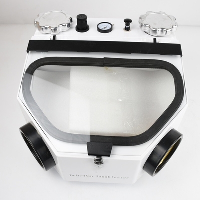 Lumière LED sabléur dentaire Deux stylo équipement de laboratoire dentaire machine de sablage dentaire
