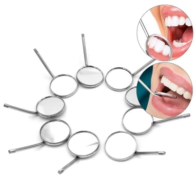 Anti-brouillard Instrument dentaire miroir en acier inoxydable réflecteurs oraux miroir buccal dentaire auto-calvable