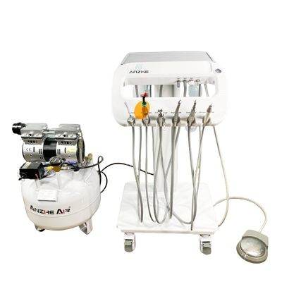 Compresseur d'air médical personnalisé de 550W Pompe à air sans huile Compresseur d'air médical pour 1 fauteuil dentaire