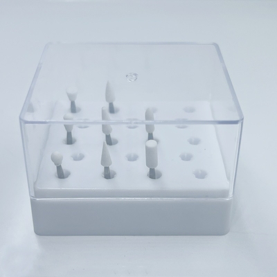 Tête de polissage de silicone pour dentistes Laboratoire dentaire Burs blancs de polissage de pierre