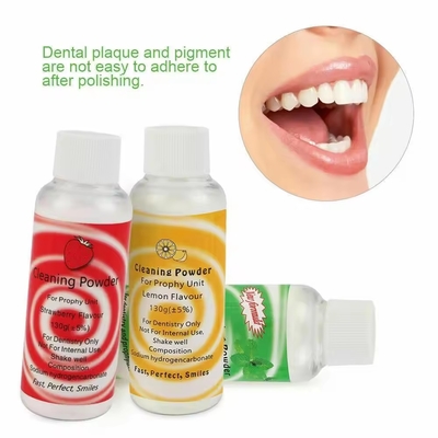 130g Puissance de polissage des dents 3 saveurs Dents blanchissants Puissance de nettoyage dentaire