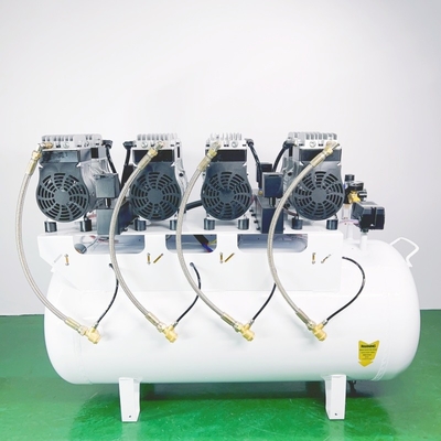 Compresseur à pompe à air dentaire d'usine Foshan 128L 3400W Compresseur dentaire silencieux