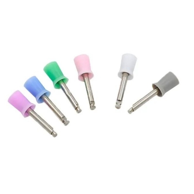100pcs/boîte Prophy dentaire brosses de polissage de brosse couleur en caoutchouc Prophy dentaire tasse