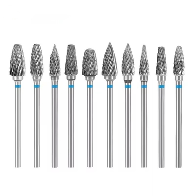10 PCS/Box Dental Lab Kit de coupe de carbure populaire 2.35mm perceuses dentaires
