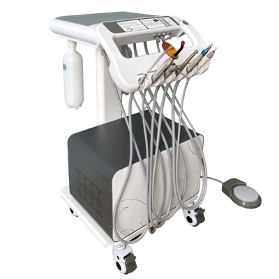 Chariot dentaire mobile tout en une unité dentaire mobile avec compresseur