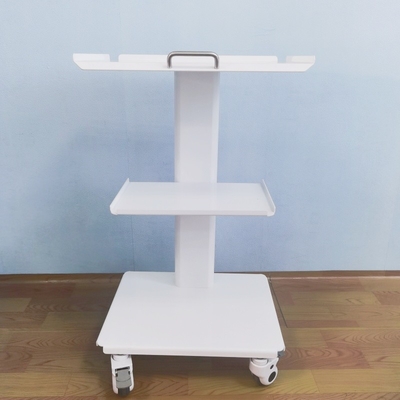 Clinique médicale Cabinet clinique dentaire Chariot mobile avec trois couches de plateau