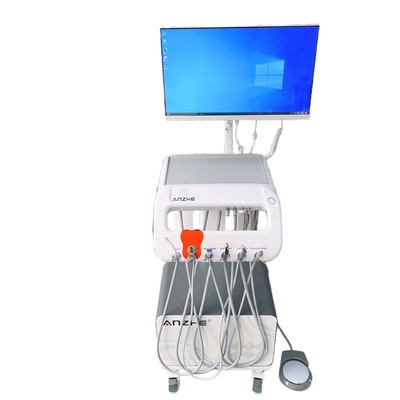 Vente à chaud d'usine Bureau de travail dentaire Anzhe Unité dentaire portable avec ordinateur