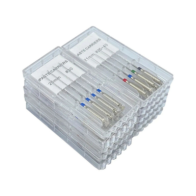 Porteurs de pâtes dentaires Remplisseur de racines Lentulo 21mm 25mm 28mm Fichiers endodontiques assortis