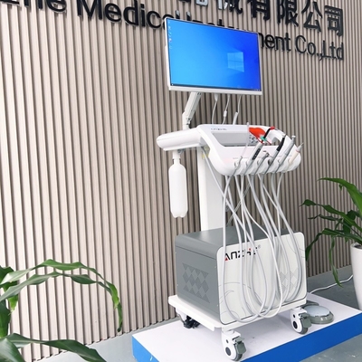 Équipement vétérinaire portable Dentiste Unité dentaire mobile avec compresseur d'air et appareil photo d'ordinateur