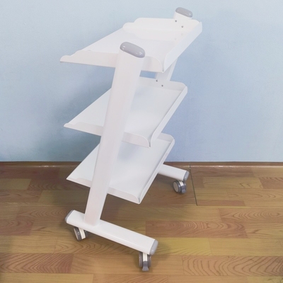 3 couches économique et pratique chariot de salon pour les salons de beauté chariot d'outils mobiles en acier inoxydable