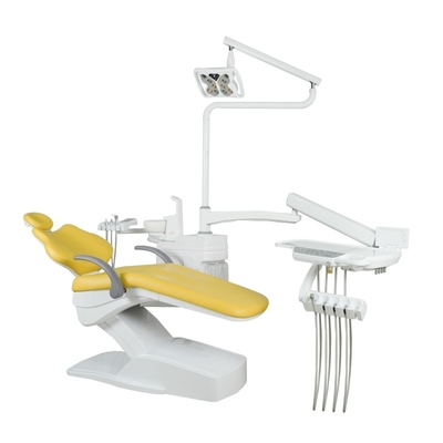 Dental Oral Set Chaise de clinique dentaire avec fonction de blanchiment des dents lumière LED personnalisée Accepter chaise d'équipement dentaire unité dentaire