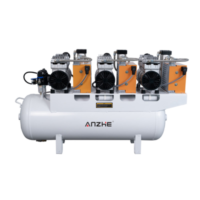 Compresseur d'air dentaire à 220V Équipement dentaire sans pollution d'huile Compresseur d'air silencieux avec sèche-linge