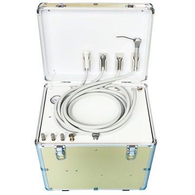 Unité de turbine de clinique dentaire portable avec système d'aspiration à compresseur d'air et seringue triplex pour la pratique dentaire