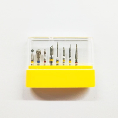 Fourniture à chaud Dental Diamond Bur Set Finishing Cavité Kit de préparation usine Directement à grande vitesse de forage Bur
