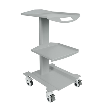 Clinique dentaire Cabinet Clinique dentaire Chariot mobile avec plateau à trois couches Mobilier médical Chariot mobile