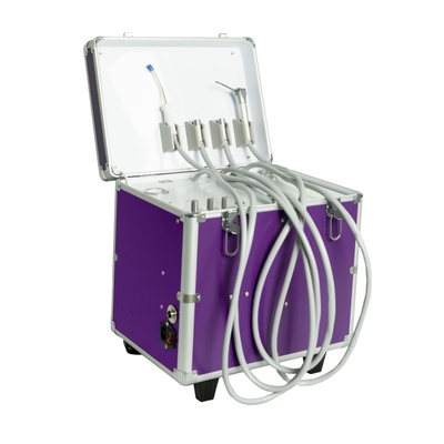 Les animaux de compagnie soins dentaires boîte de traitement portable clinique dentaire unité de turbine avec système d'aspiration compresseur d'air