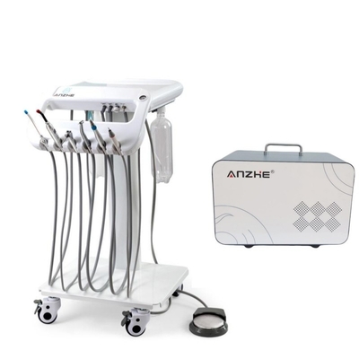 Plateau d'opération dentaire portable avec aspirateur d'éjecteur de salive