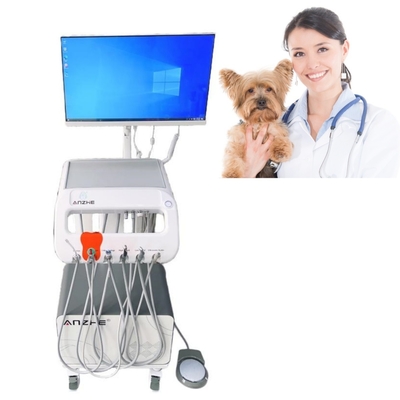 Mobile Dental Work Table for Veterinary Therapeutic Equipment Animal Teeth Care Mobile Dental Cart