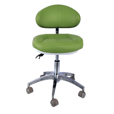 Chaise de dentiste à élévation pivotante, siège en cuir en micro-fibres, chaise de clinique dentaire rotative, dossier réglable
