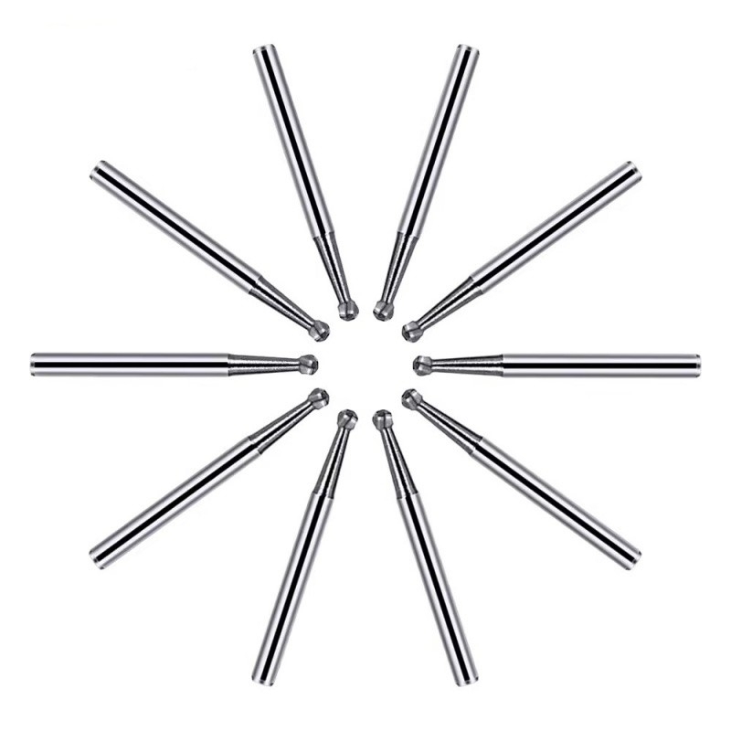 Dentistique Tungstène Carbide Bur 3mm Multi taille sculpture forage Bur pour les revendeurs dentaires