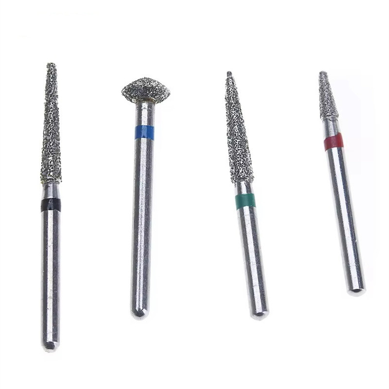 Burs dentaires à diamants pour la préparation des perceuses dentaires