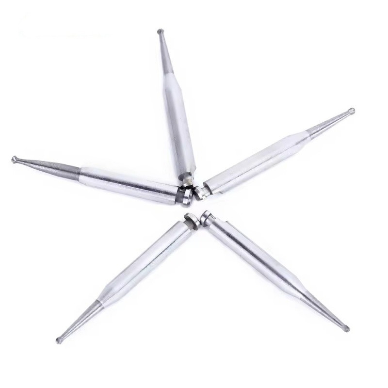 Coupe de la couronne Dental Carbide de tungstène Bur RA basse vitesse tête ronde Dental Carbide Burs
