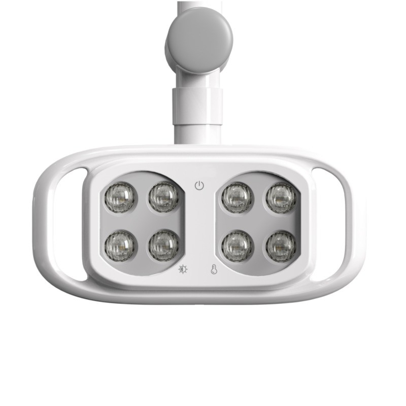 Lampe de fauteuil dentaire sans ombre personnalisée 8 yeux Lumière LED avec capteur